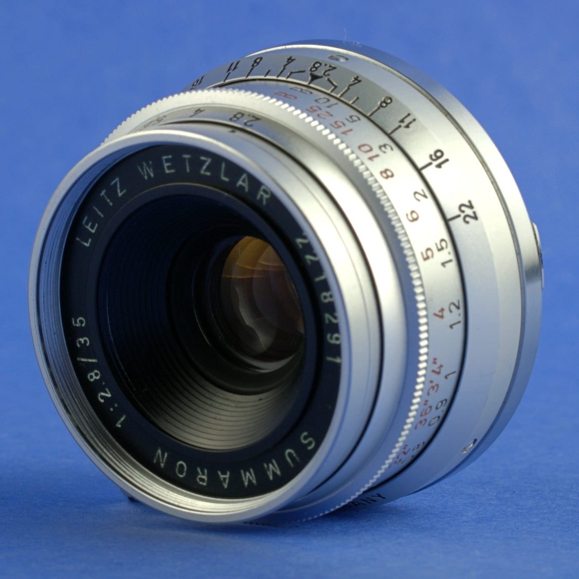 Leica Summaron 35mm 2.8 Lens M Mount DAG CLA Beautiful Condition