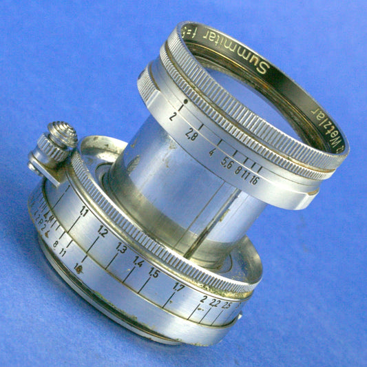 Leica Summitar 50mm F2 LTM Lens Blue Coated