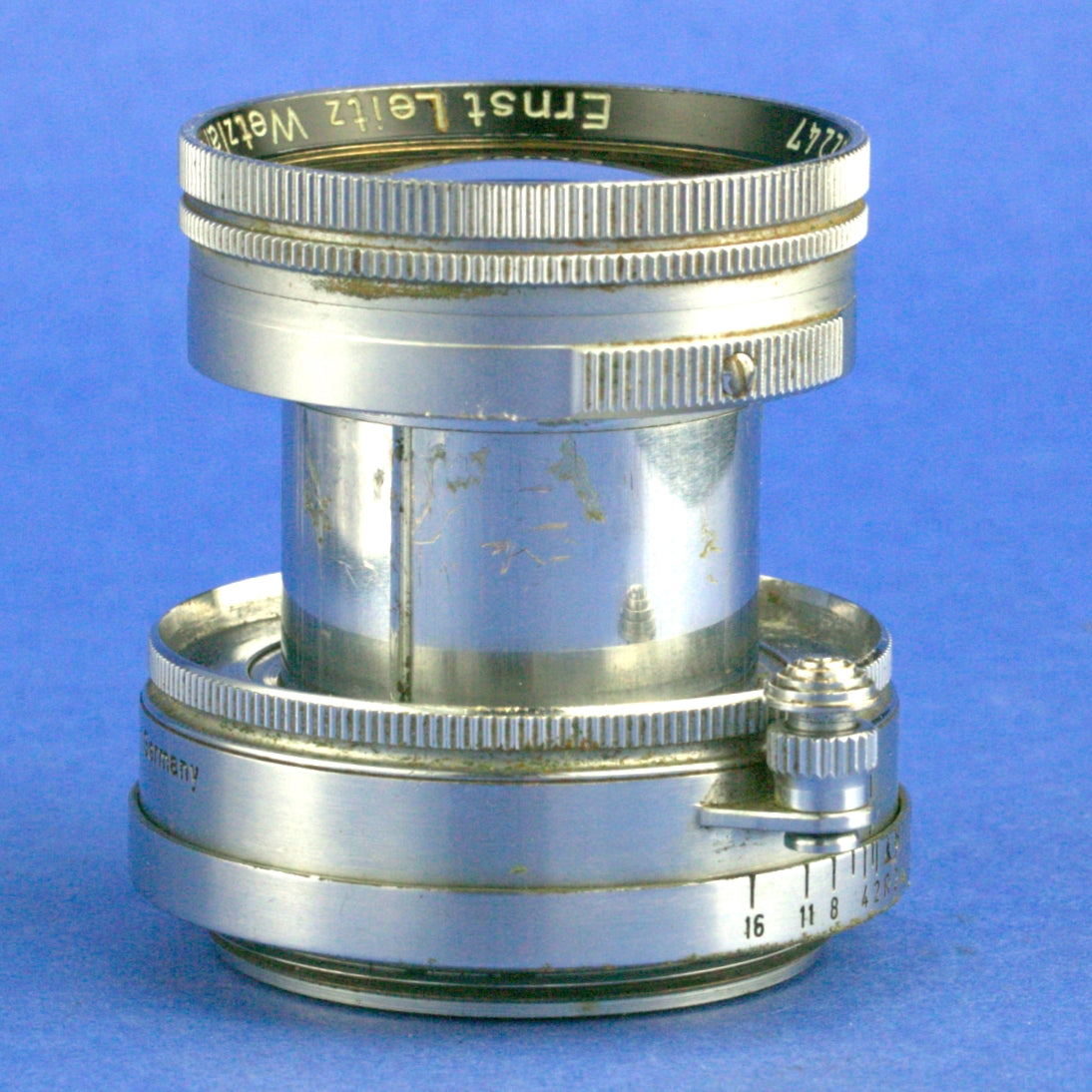 Leica Summitar 50mm F2 LTM Lens Blue Coated