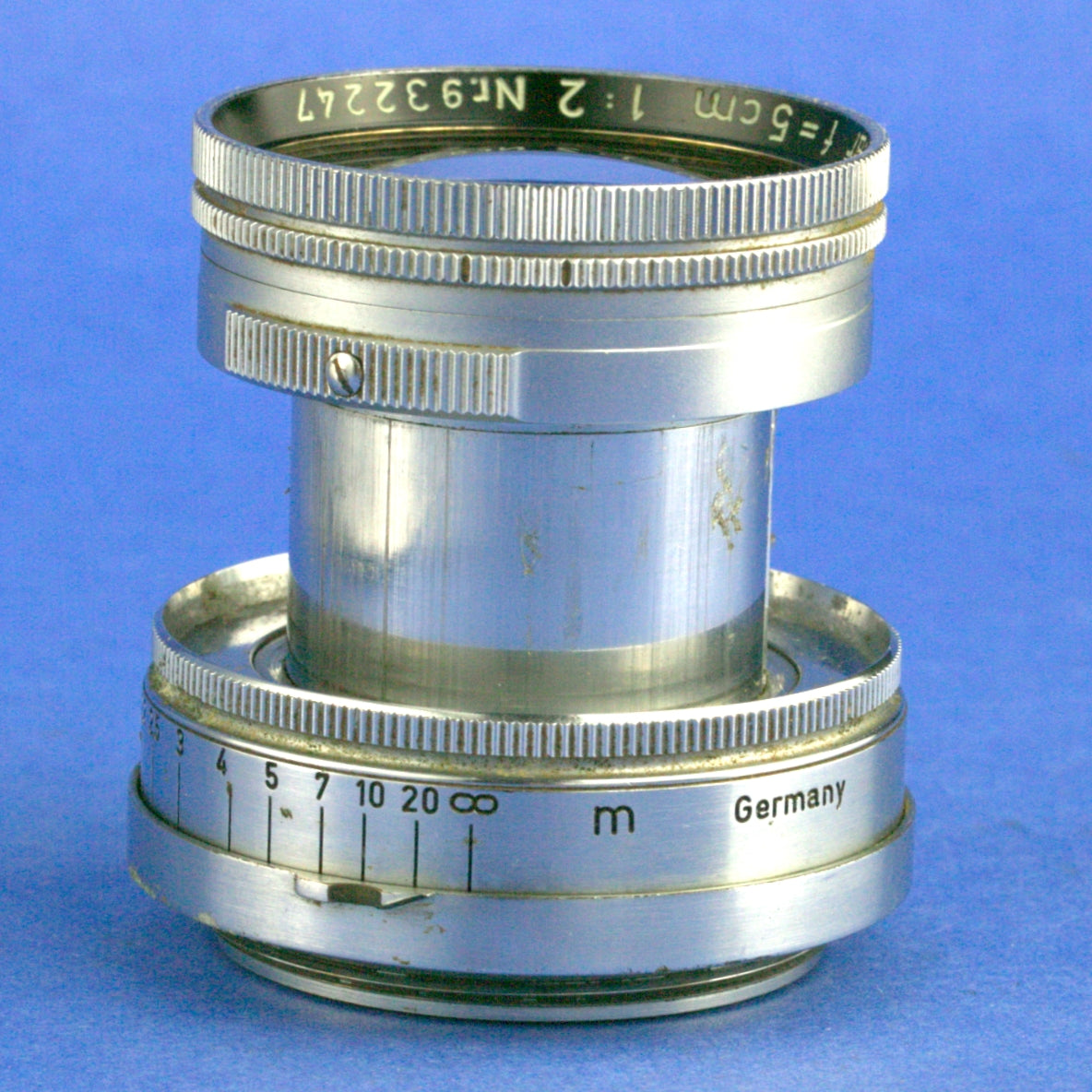 Leica Summitar 50mm F2 LTM Lens Blue Coated