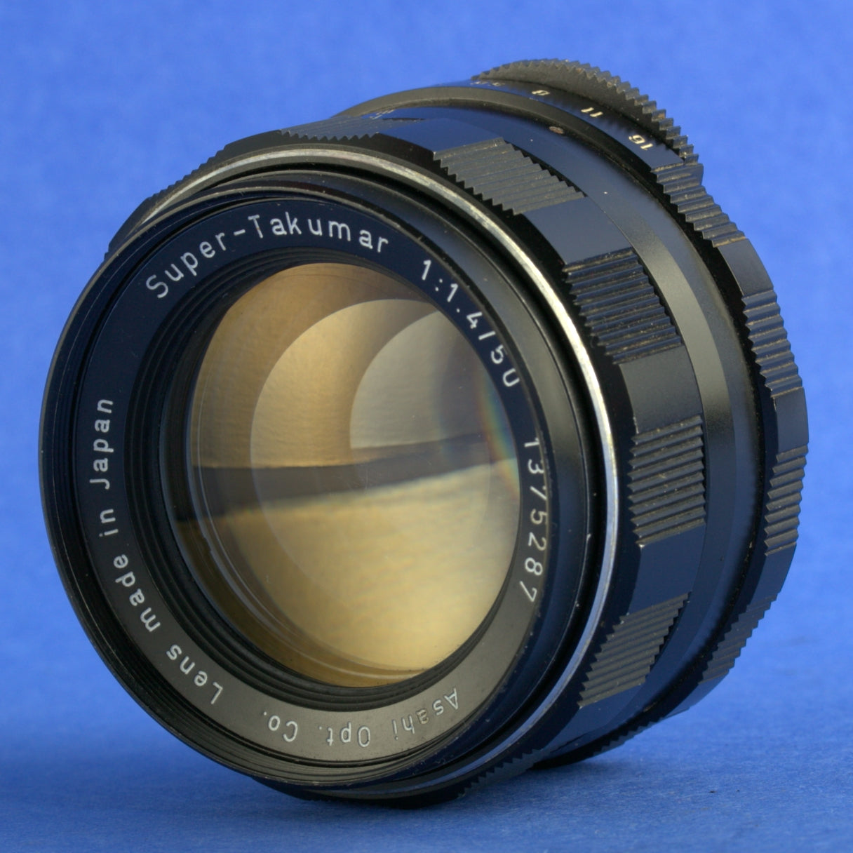 Pentax Super-Takumar 50mm 1.4 M42 Lens 8 Elements