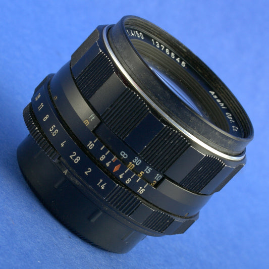 Pentax Super-Takumar 50mm 1.4 M42 Lens 8 Elements