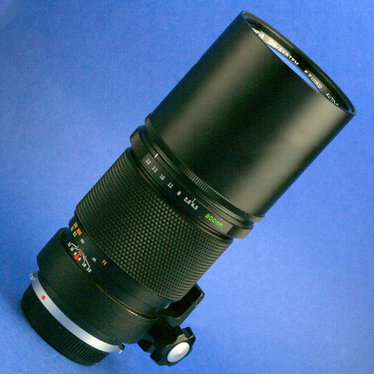 Olympus OM 300mm 4.5 Auto-T Zuiko Lens Beautiful Condition