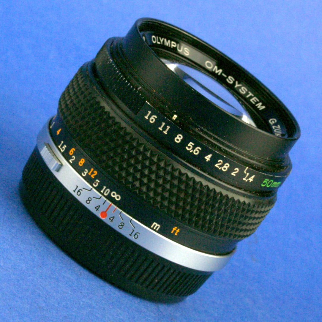 Olympus OM 50mm 1.4 Auto-S Lens