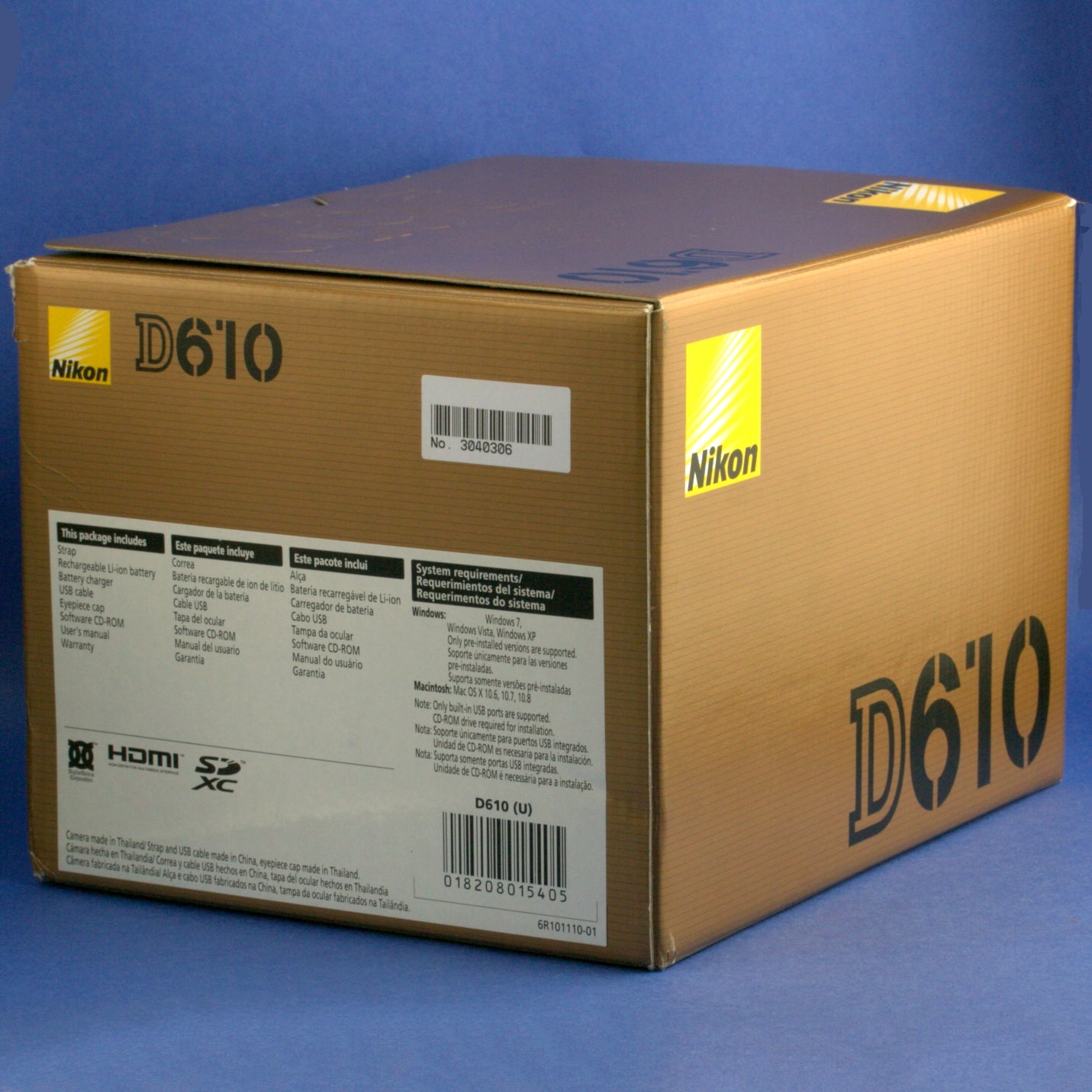 Nikon D610 Digital Camera Body 4300 Actuations US Model Mint Condition