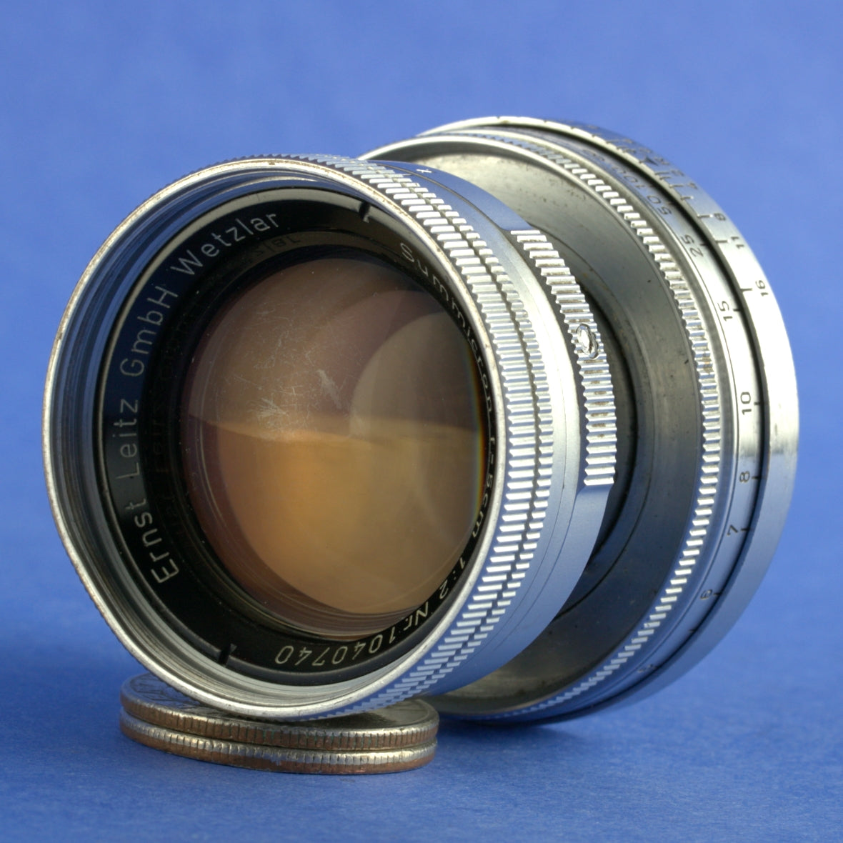 Leica Summicron 50mm F2 LTM Lens Radioactive 12/2024 CLA