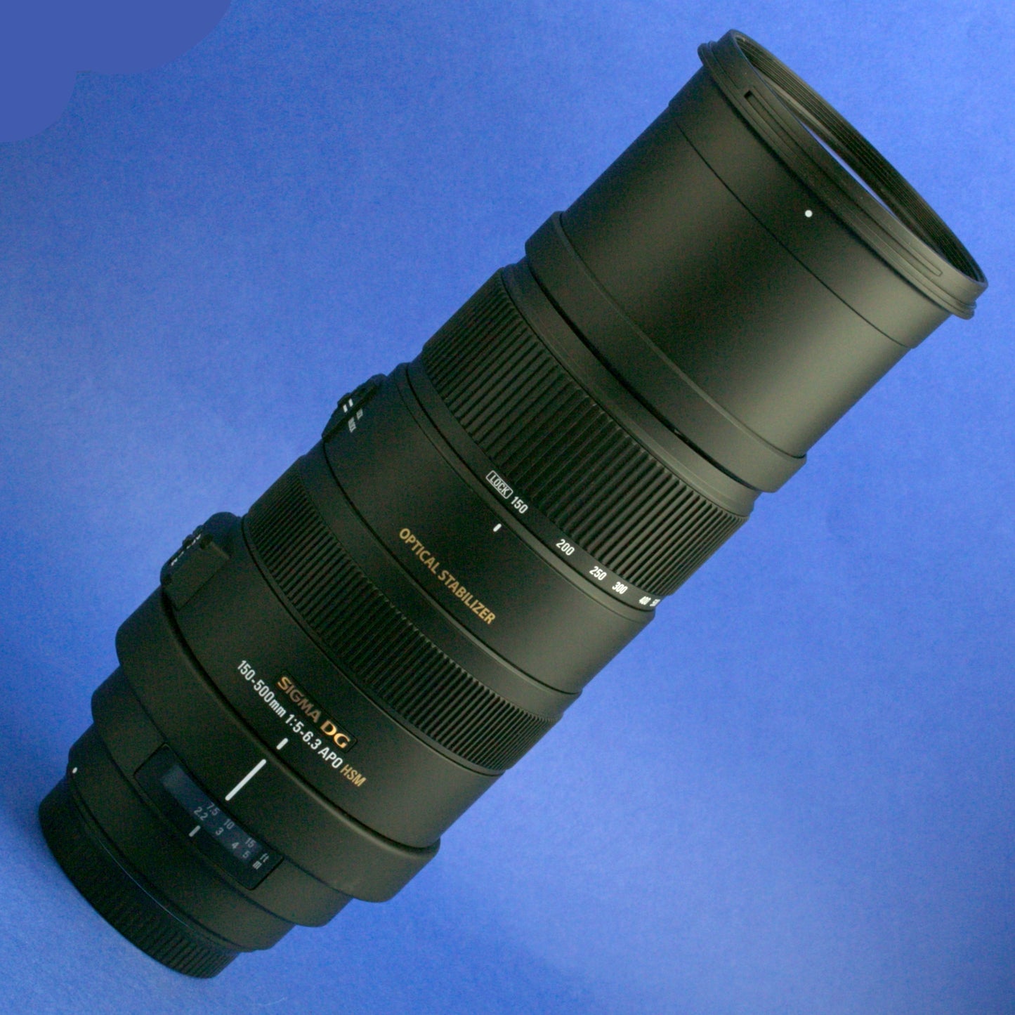 Sigma 150-500mm 5-6.3 APO DG OS Lens Canon EOS Mount Mint Condition