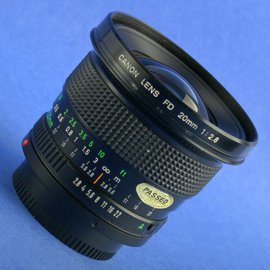 Canon FD 20mm 2.8 Lens