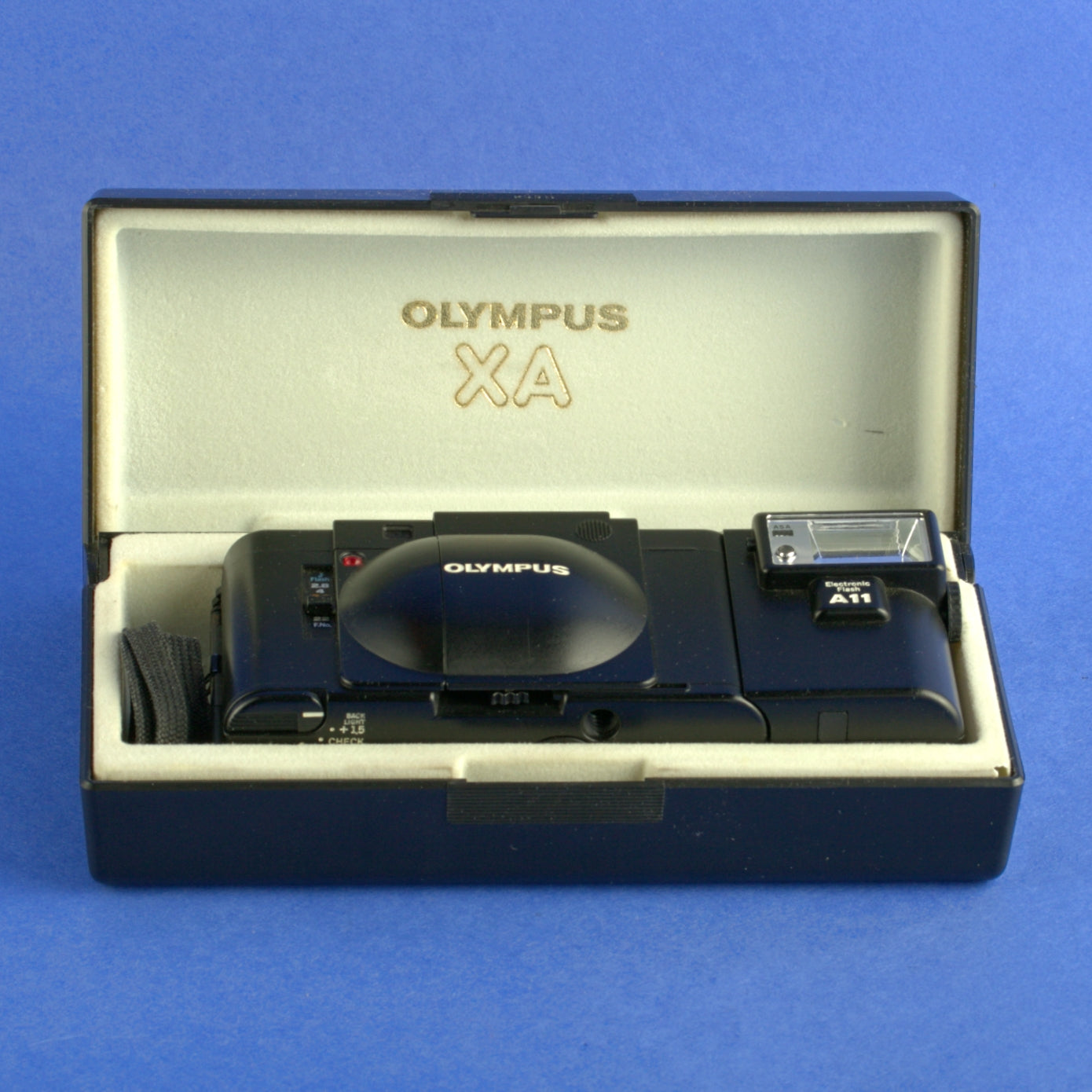 Olympus XA Film Camera with A11 Flash Near Mint Condition