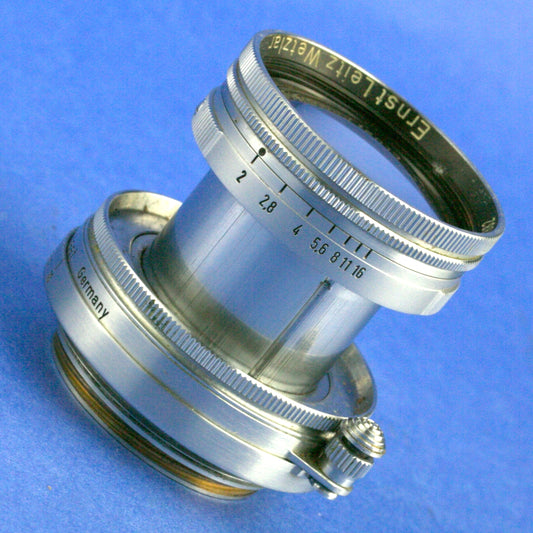 Leica Summitar 50mm F2 LTM Lens Blue Coated