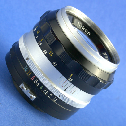 Nikon Nikkor-S Auto 50mm 1.4 Non-Ai Lens