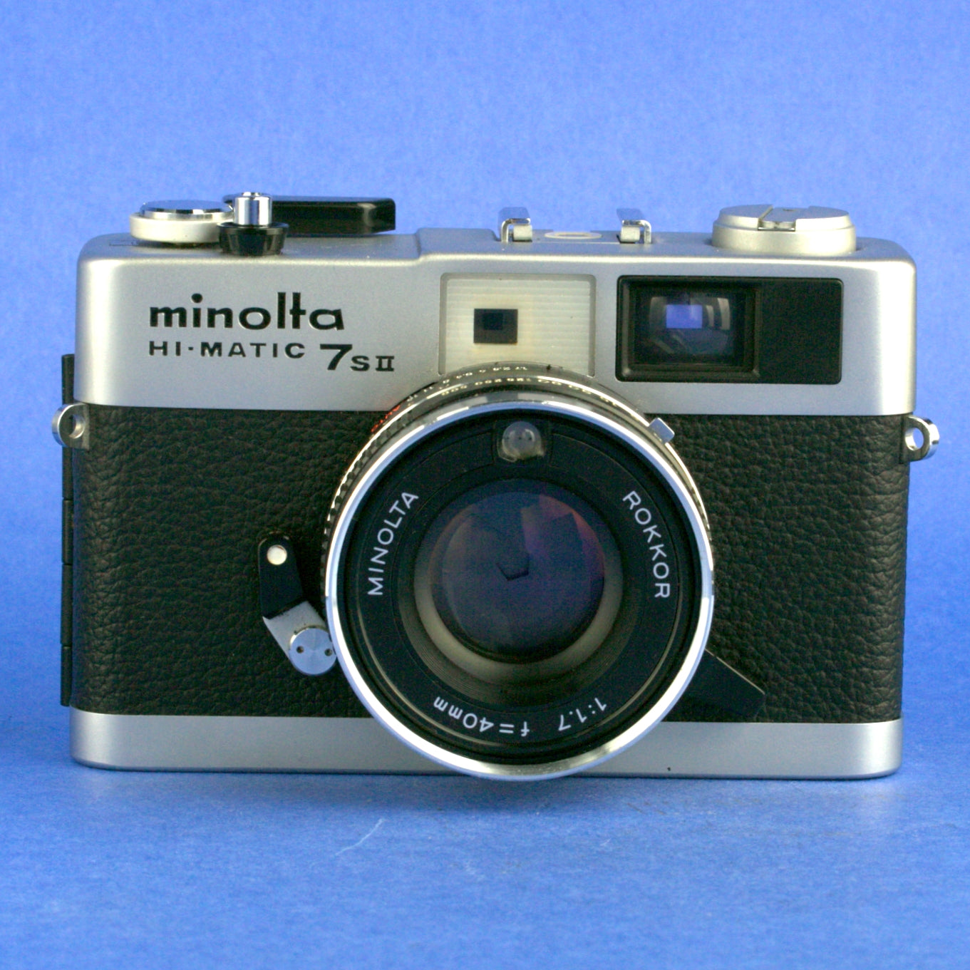 Minolta Hi-Matic 7S II Film Camera Beautiful Condition