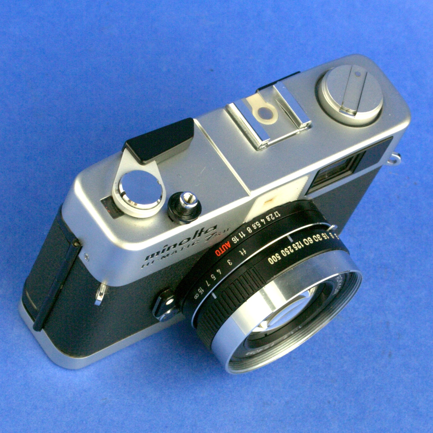 Minolta Hi-Matic 7S II Film Camera Beautiful Condition