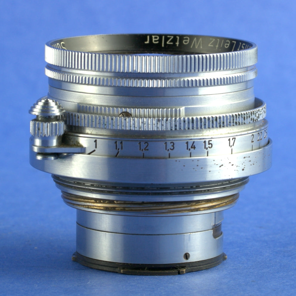 Leica Summitar 50mm F2 LTM Lens Blue Coated 01/2025 CLA