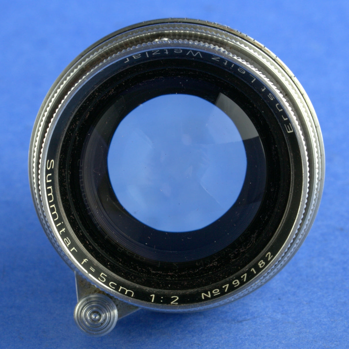 Leica Summitar 50mm F2 LTM Lens Blue Coated 01/2025 CLA