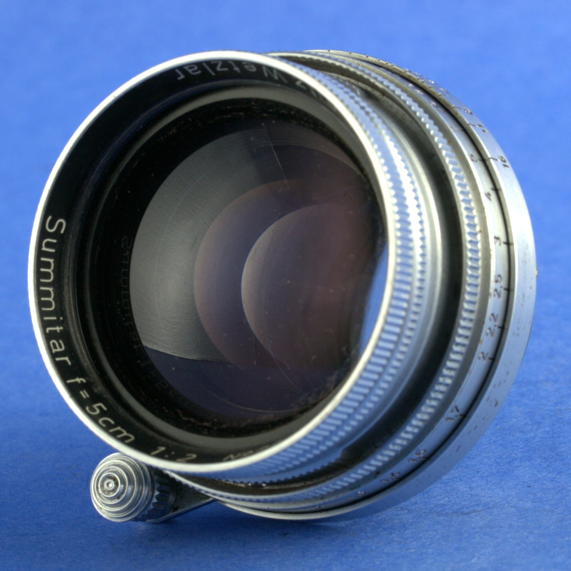 Leica Summitar 50mm F2 LTM Lens Blue Coated 01/2025 CLA