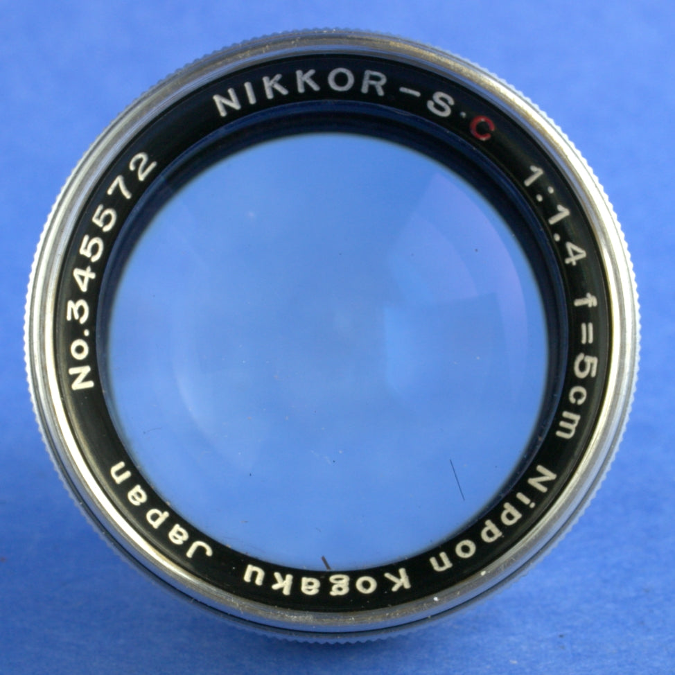 Nikon Nikkor-S 50mm 1.4 Rangefinder Lens S Mount