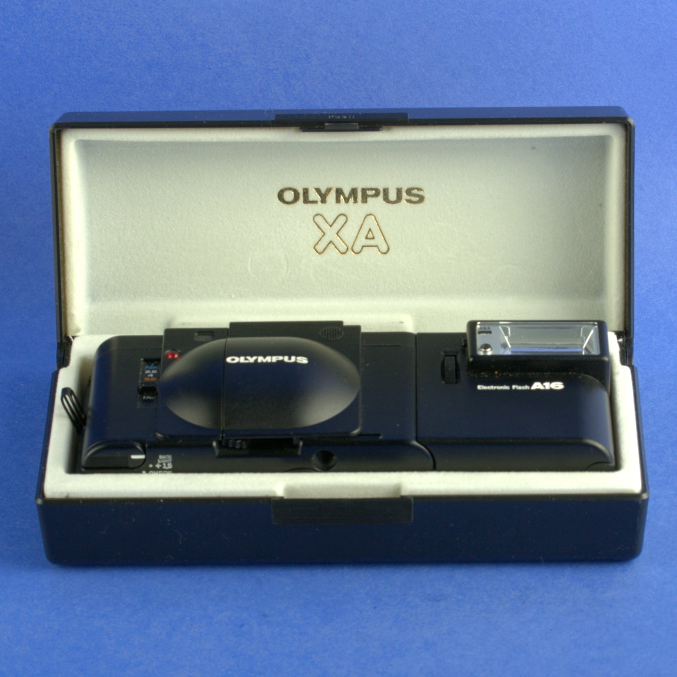 Olympus XA Film Camera with A16 Flash Near Mint Condition