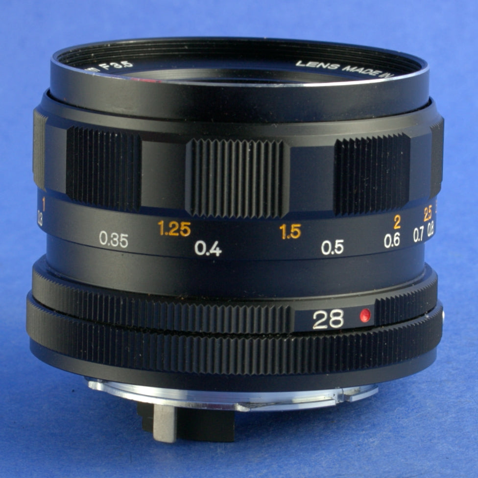 Konica Hexanon AR 28mm 3.5 Lens