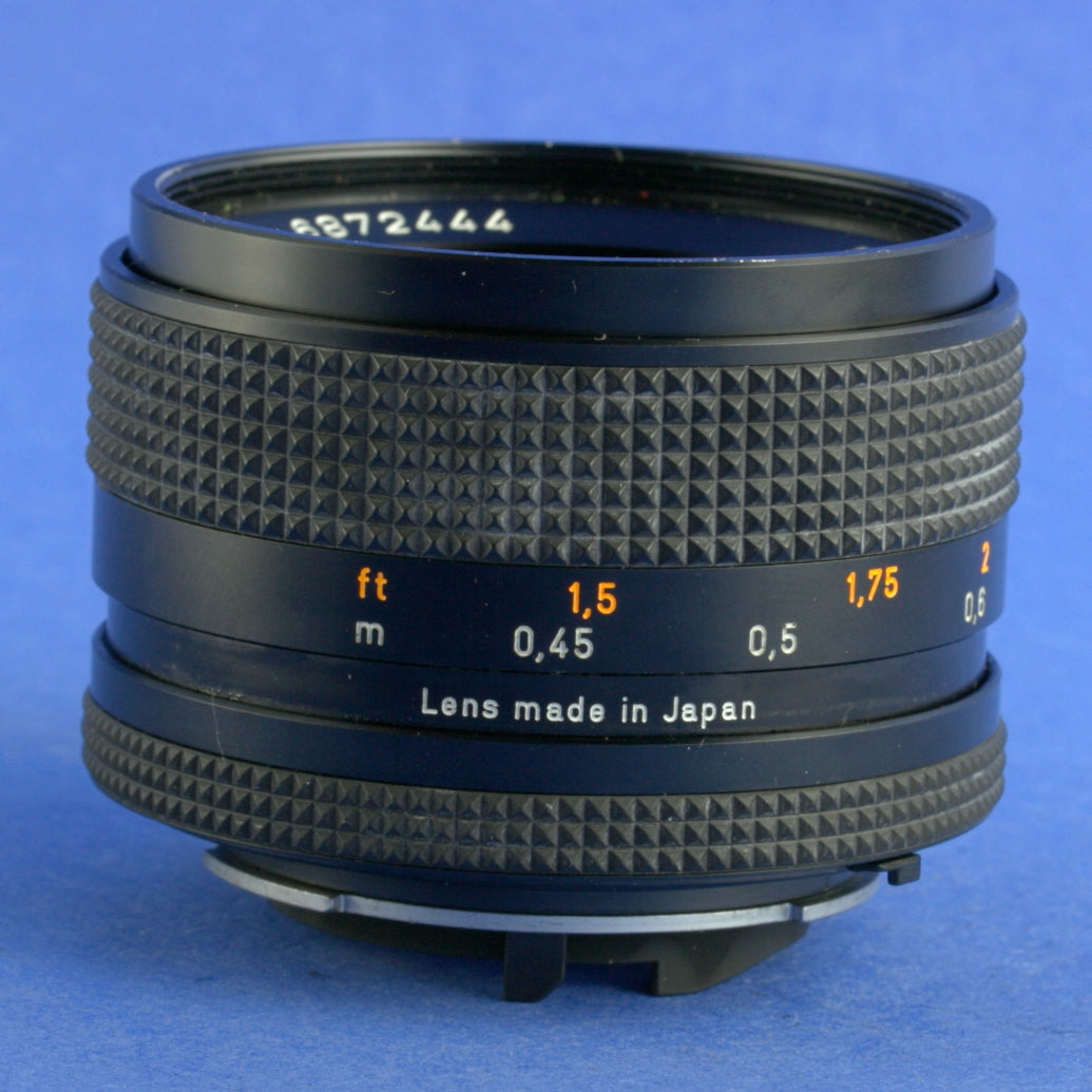 Contax Planar 50mm 1.4 MMJ Lens Works Only Wide Open