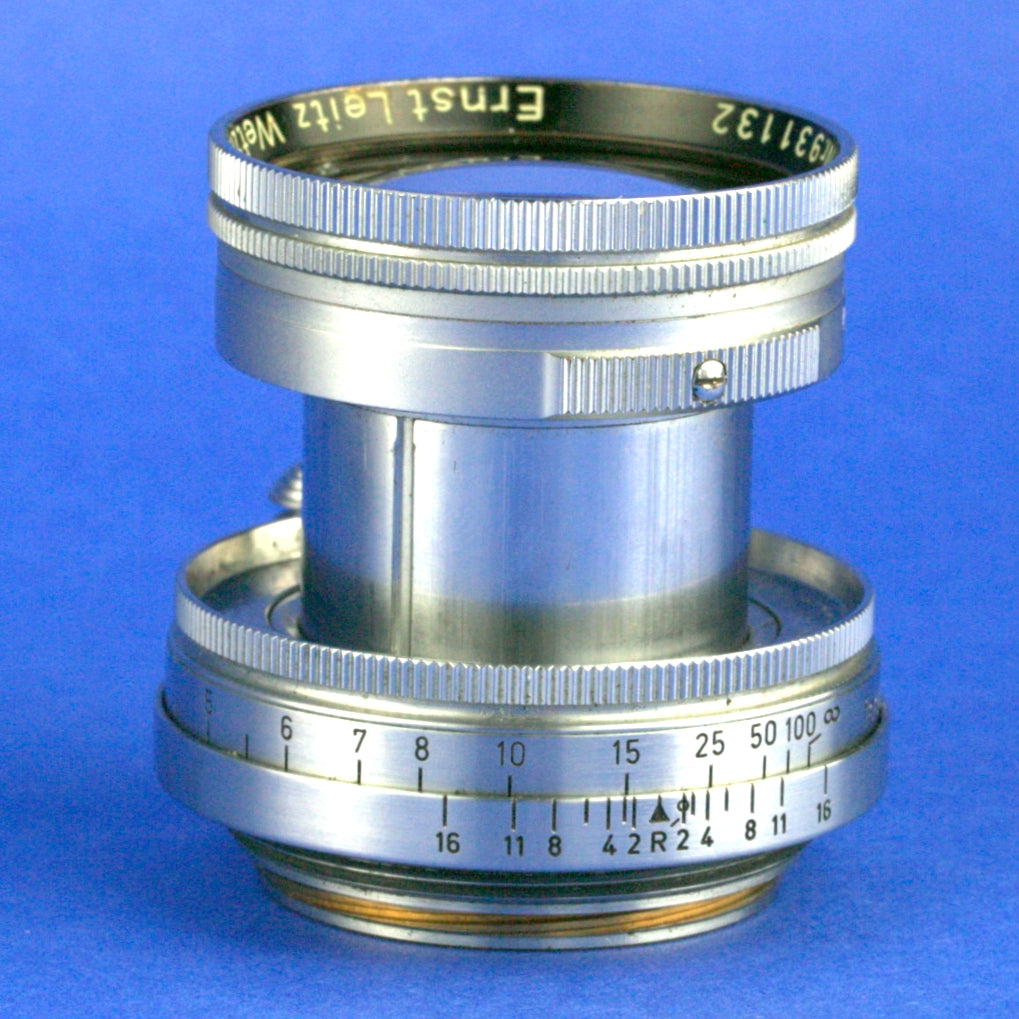 Late Leica Summitar 50mm F2 LTM Lens Blue Coated