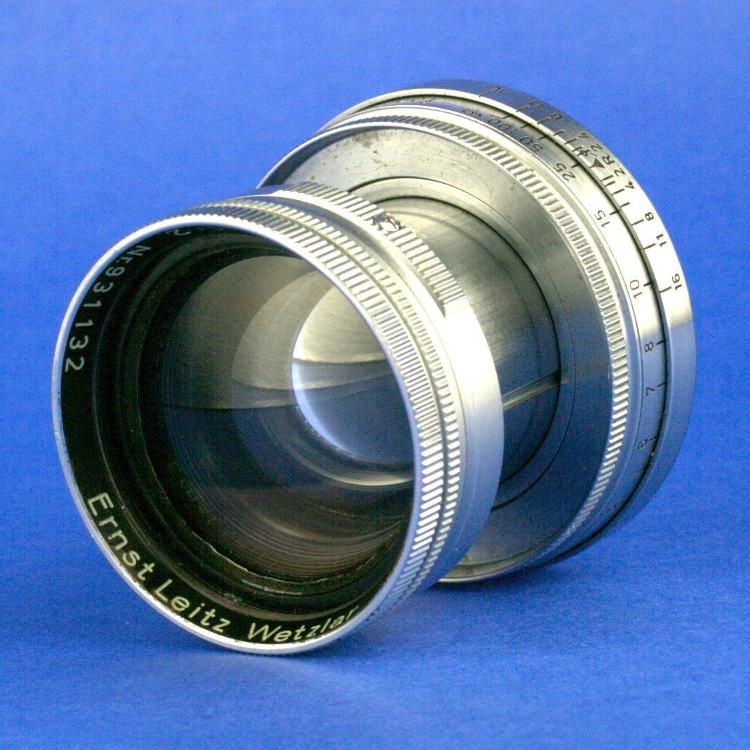 Late Leica Summitar 50mm F2 LTM Lens Blue Coated