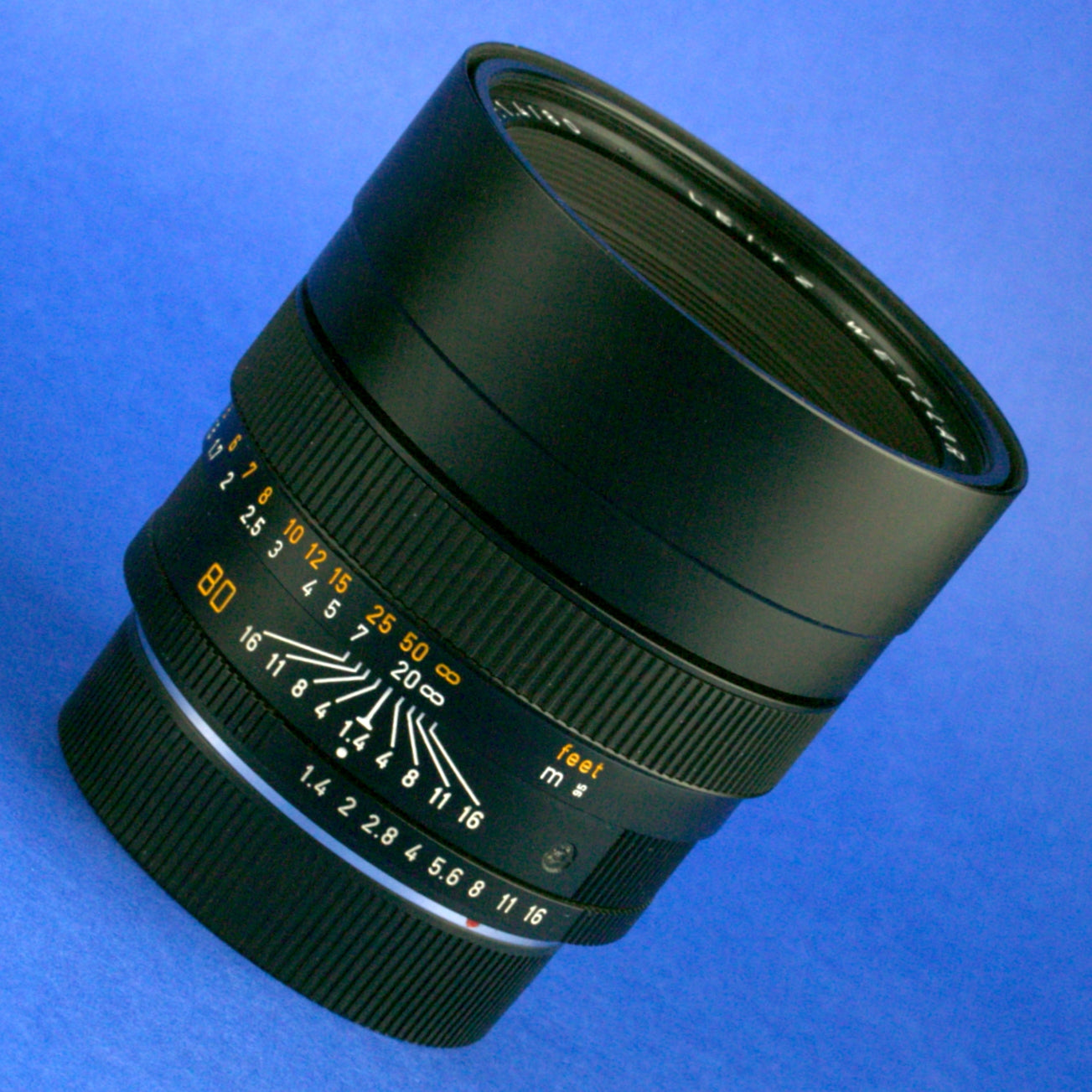 Leica Summilux-R 80mm 1.4 3-Cam Lens Beautiful Condition