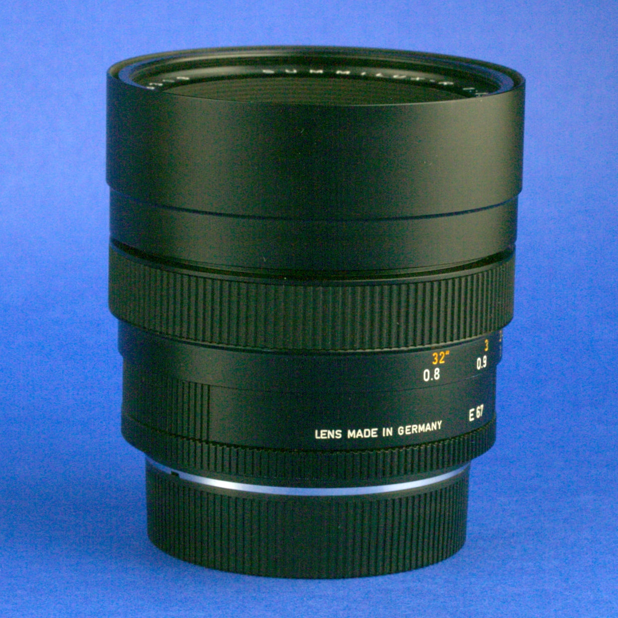 Leica Summilux-R 80mm 1.4 3-Cam Lens Beautiful Condition