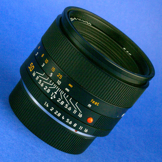 Leica Summilux-R 50mm 1.4 II E60 ROM Lens 11344 Near Mint Condition