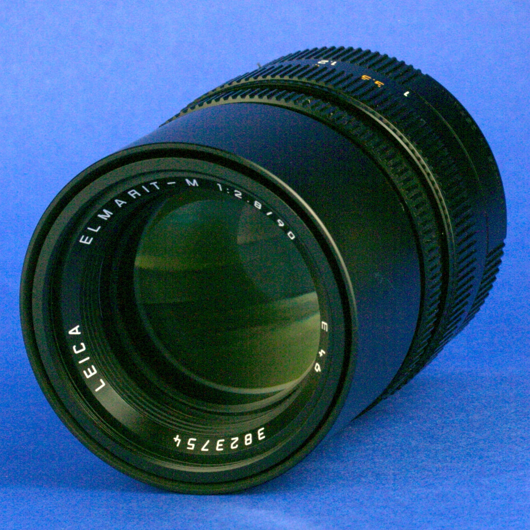 Leica Elmarit-M 90mm 2.8 E46 Lens 11807 Mint Condition