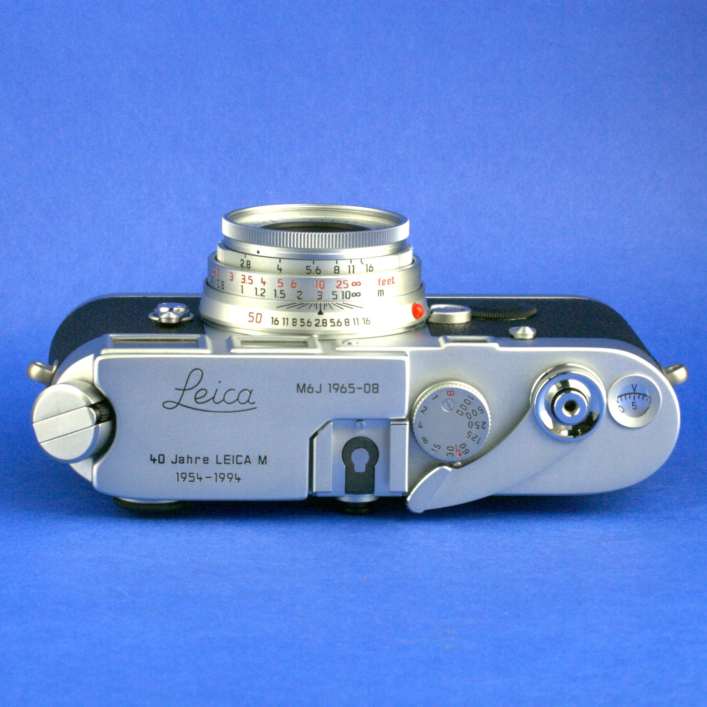 Leica M6J 40 Jahre Film Camera with Elmar 50mm 2.8 Lens 10440