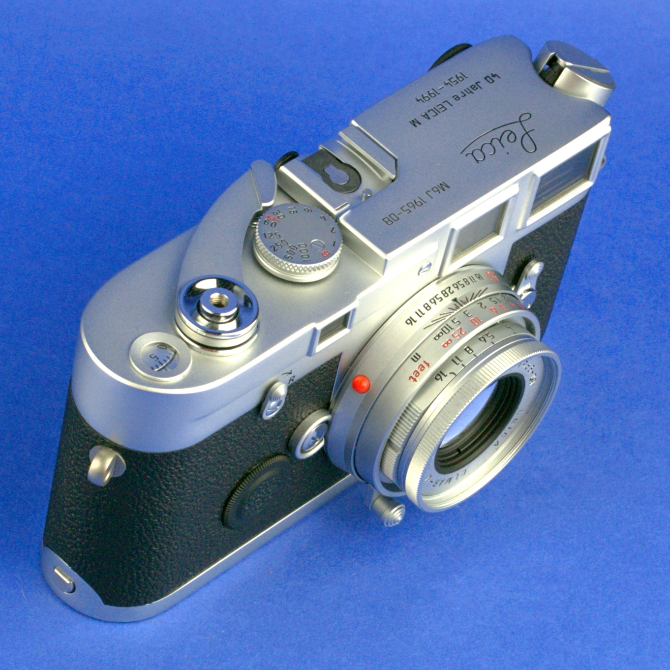 Leica M6J 40 Jahre Film Camera with Elmar 50mm 2.8 Lens 10440