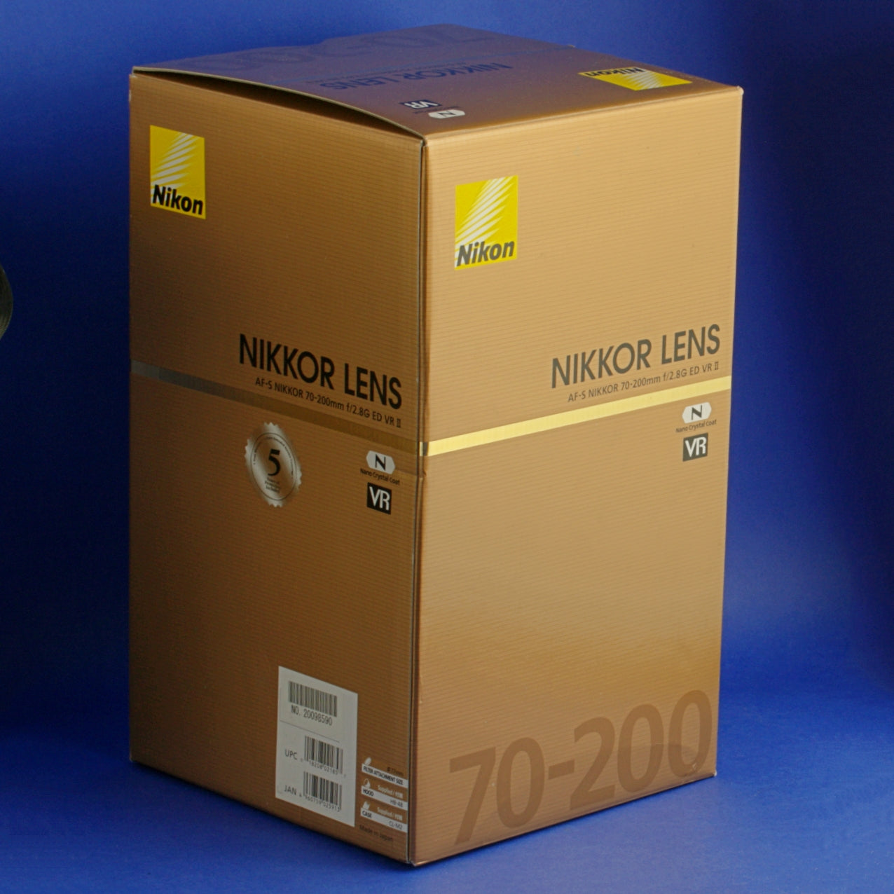 Nikon AF-S Nikkor 70-200mm 2.8 VR II Lens US Model Beautiful Condition