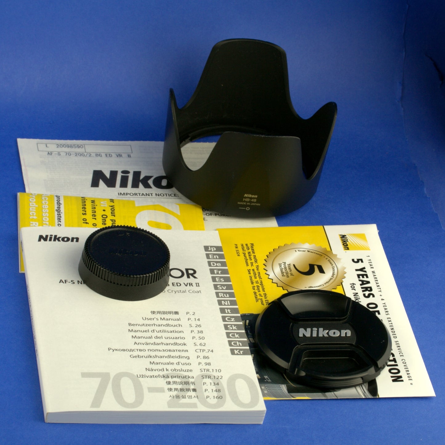 Nikon AF-S Nikkor 70-200mm 2.8 VR II Lens US Model Beautiful Condition