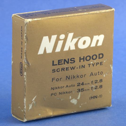 Nikon HN-1 52mm Screw-In Metal Lens Hood for 24mm 28mm Possibly Unused