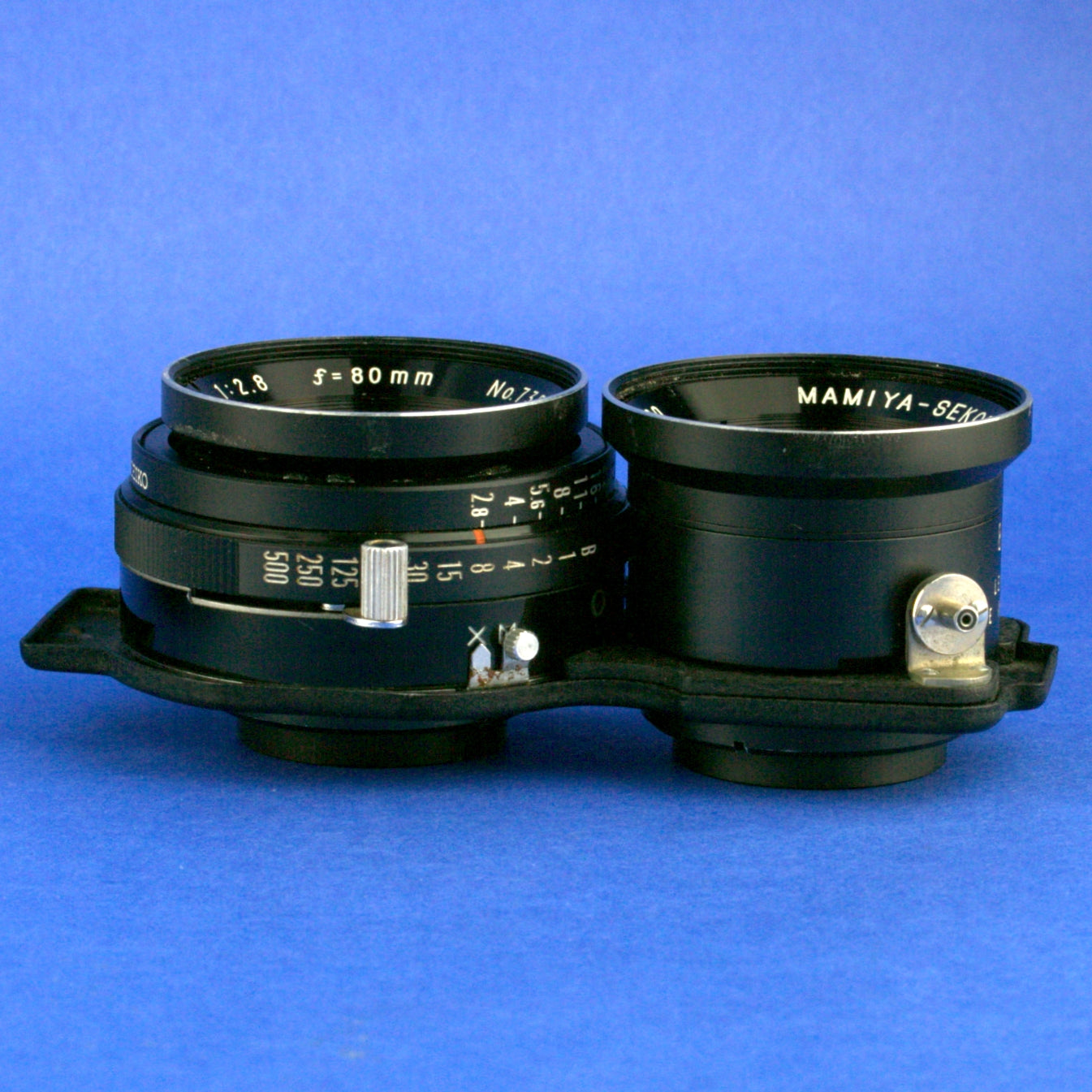 Mamiya 80mm 2.8 Blue Dot TLR Lens for C330, C220 Cameras