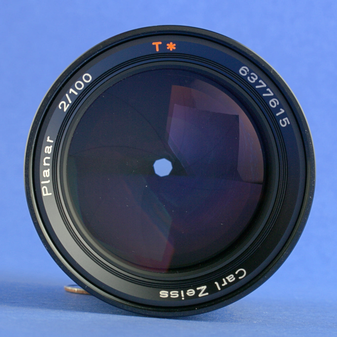 Contax 100mm F2 AEG Lens Near Mint Condition