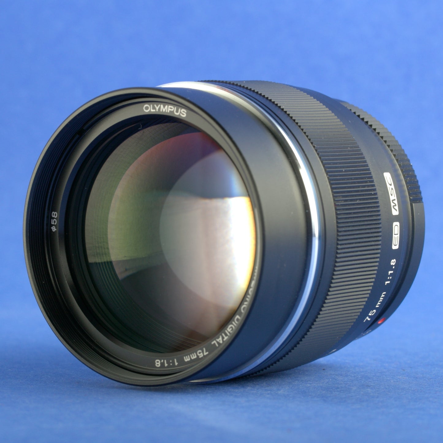Olympus Digital 75mm 1.8 M.Zuiko ED Lens Black Mint Condition