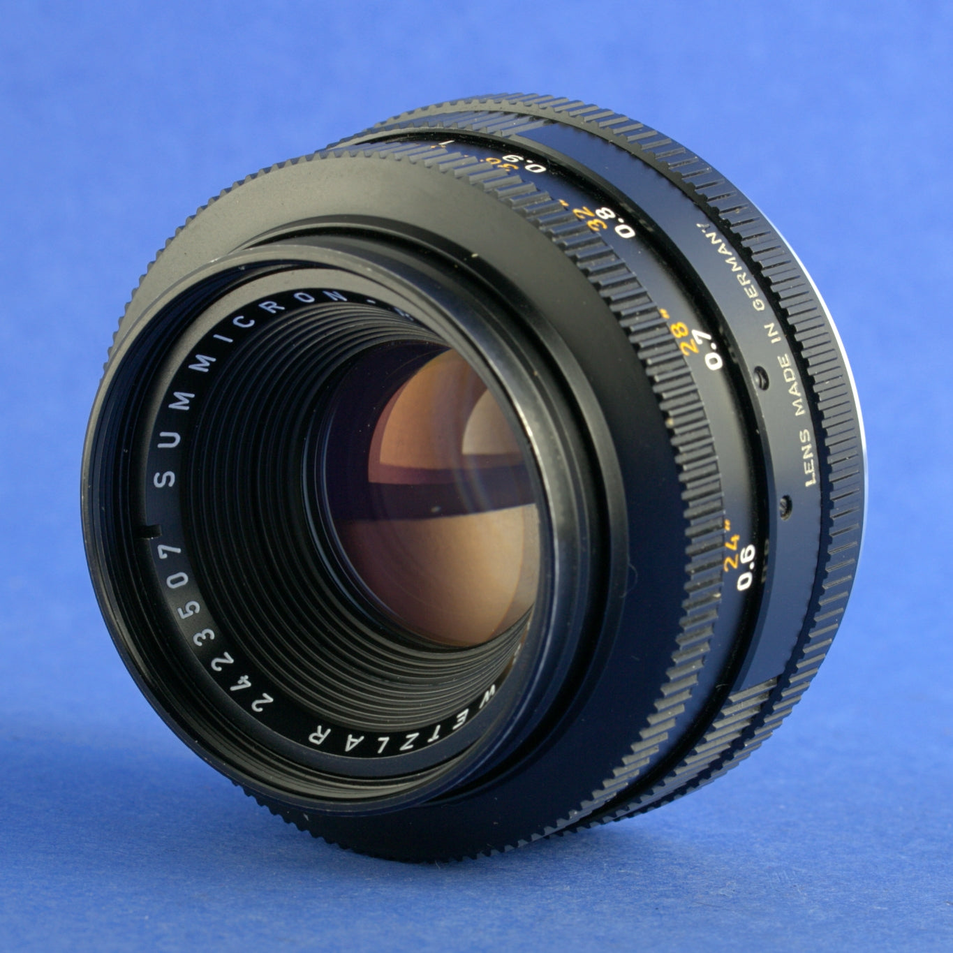 Leica Summicron-R 50mm F2 Lens Converted to Nikon F Mount Beautiful Condition