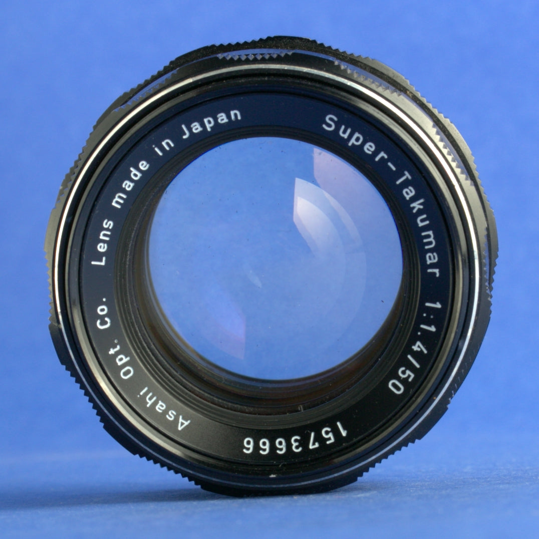 Pentax Super-Takumar 50mm 1.4 M42 Lens 8 Elements