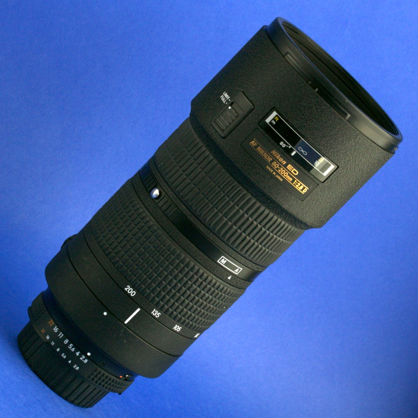 Nikon AF Nikkor 80-200mm 2.8 D Lens Two-Ring Version US Model