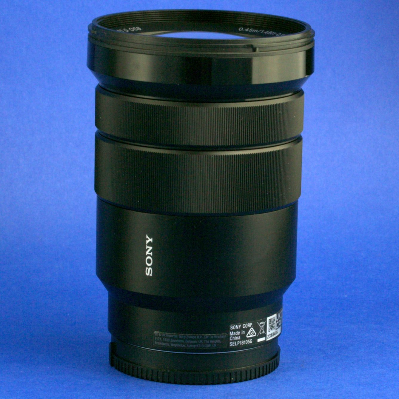 Sony 18-105mm F4 OSS Lens E Mount SELP18105G Beautiful Condition