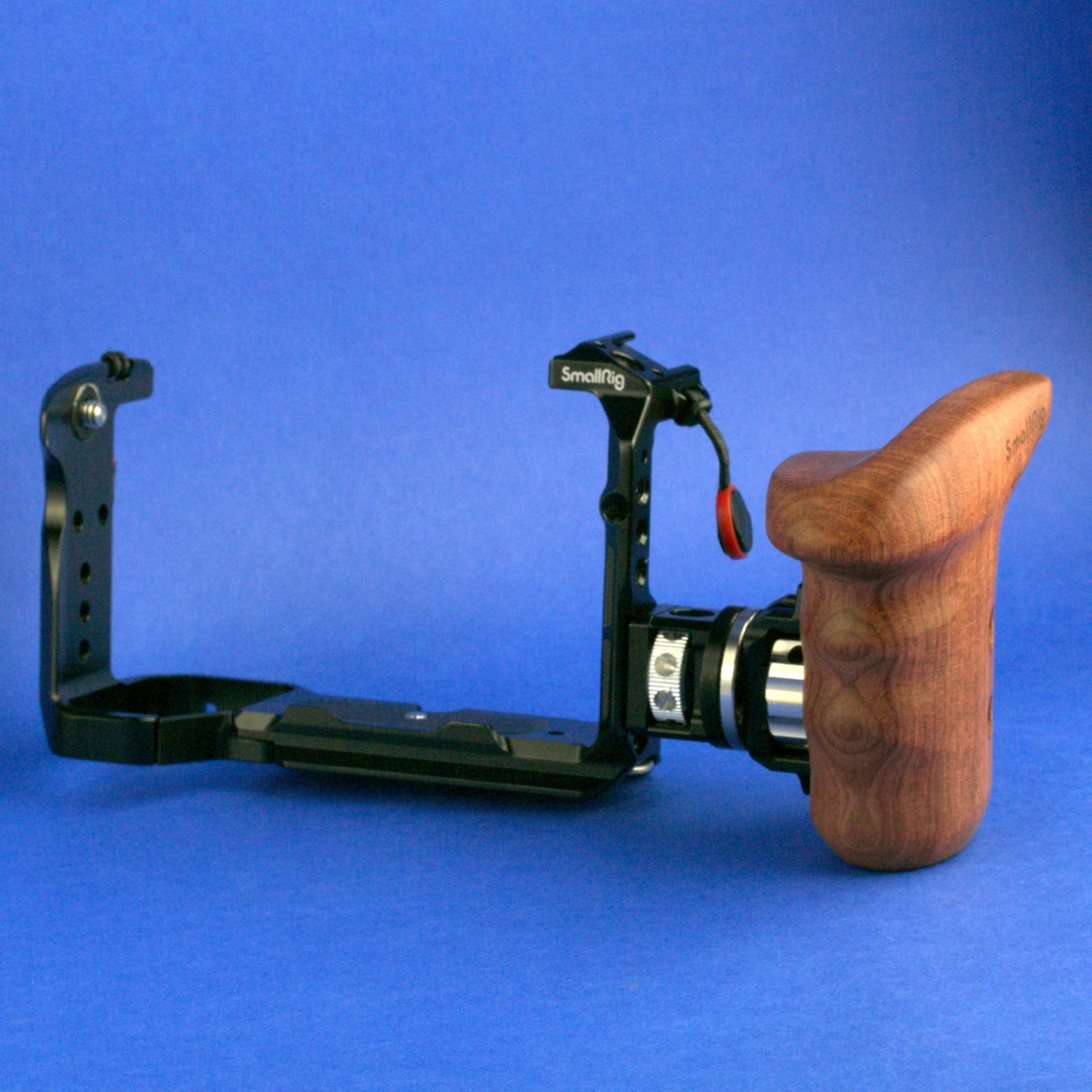 Smallrig Cage with Nicerig Wooden Handle Grip for Sony FX30 Cameras