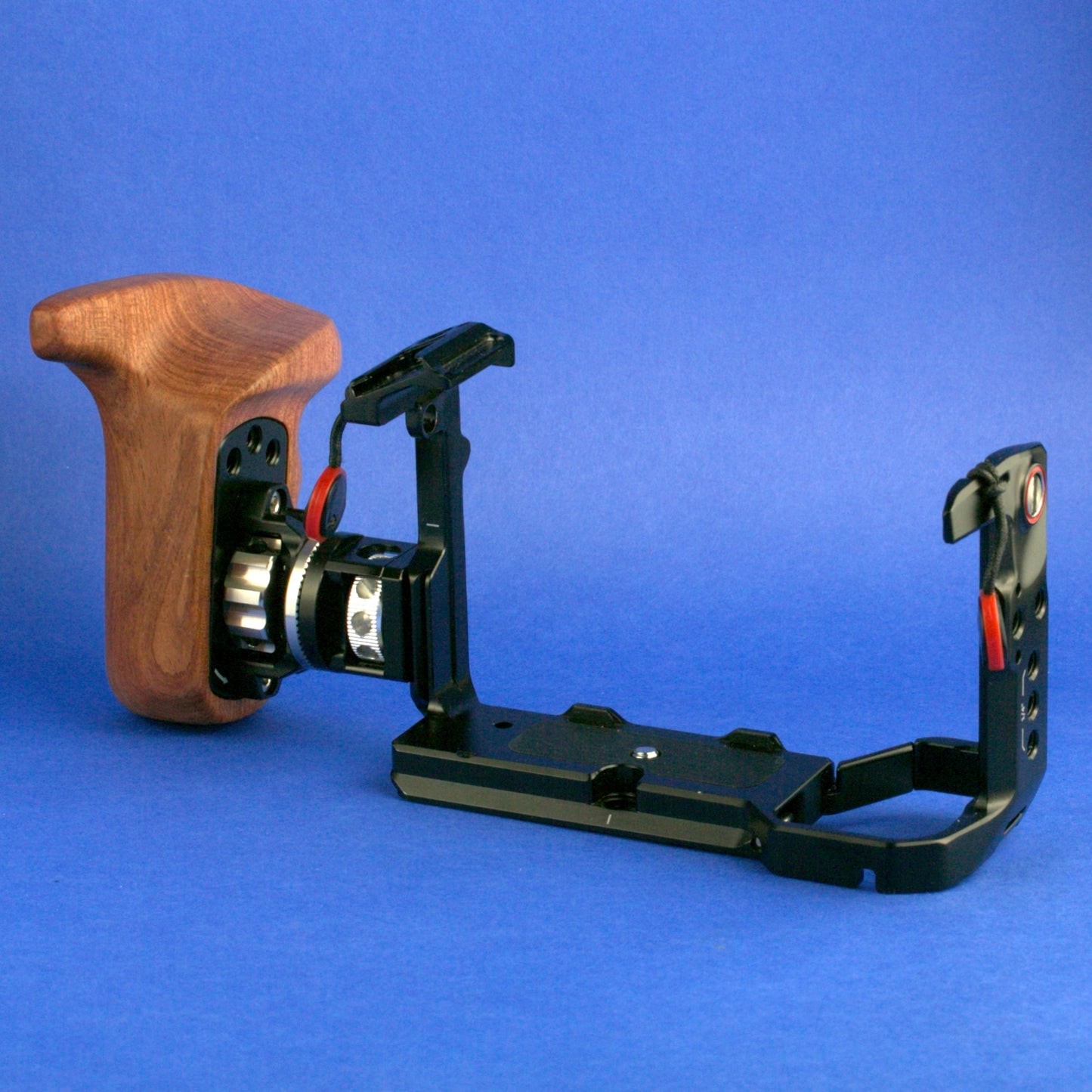 Smallrig Cage with Nicerig Wooden Handle Grip for Sony FX30 Cameras