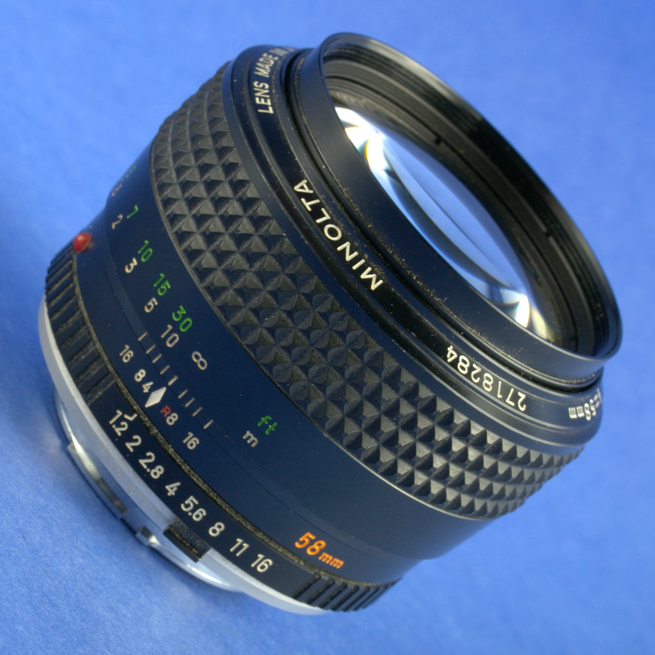 Minolta MC Rokkor-X PG 58mm 1.2 Lens