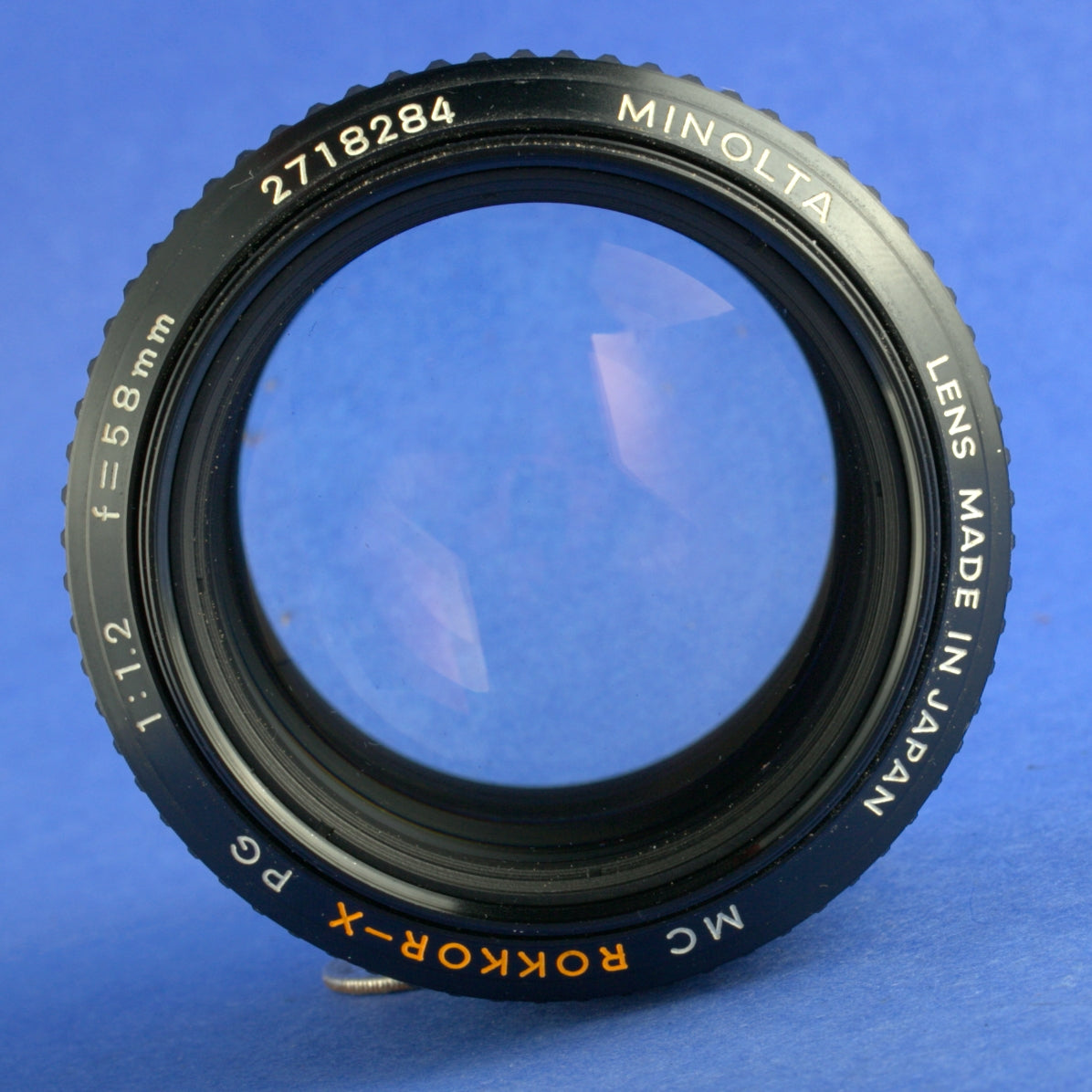 Minolta MC Rokkor-X PG 58mm 1.2 Lens
