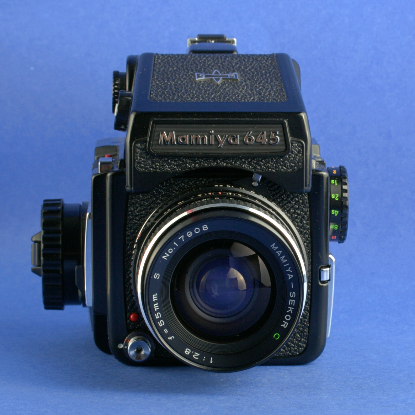 Mamiya M645 Medium Format Camera AE Prism 55mm 2.8 Lens Beautiful Condition