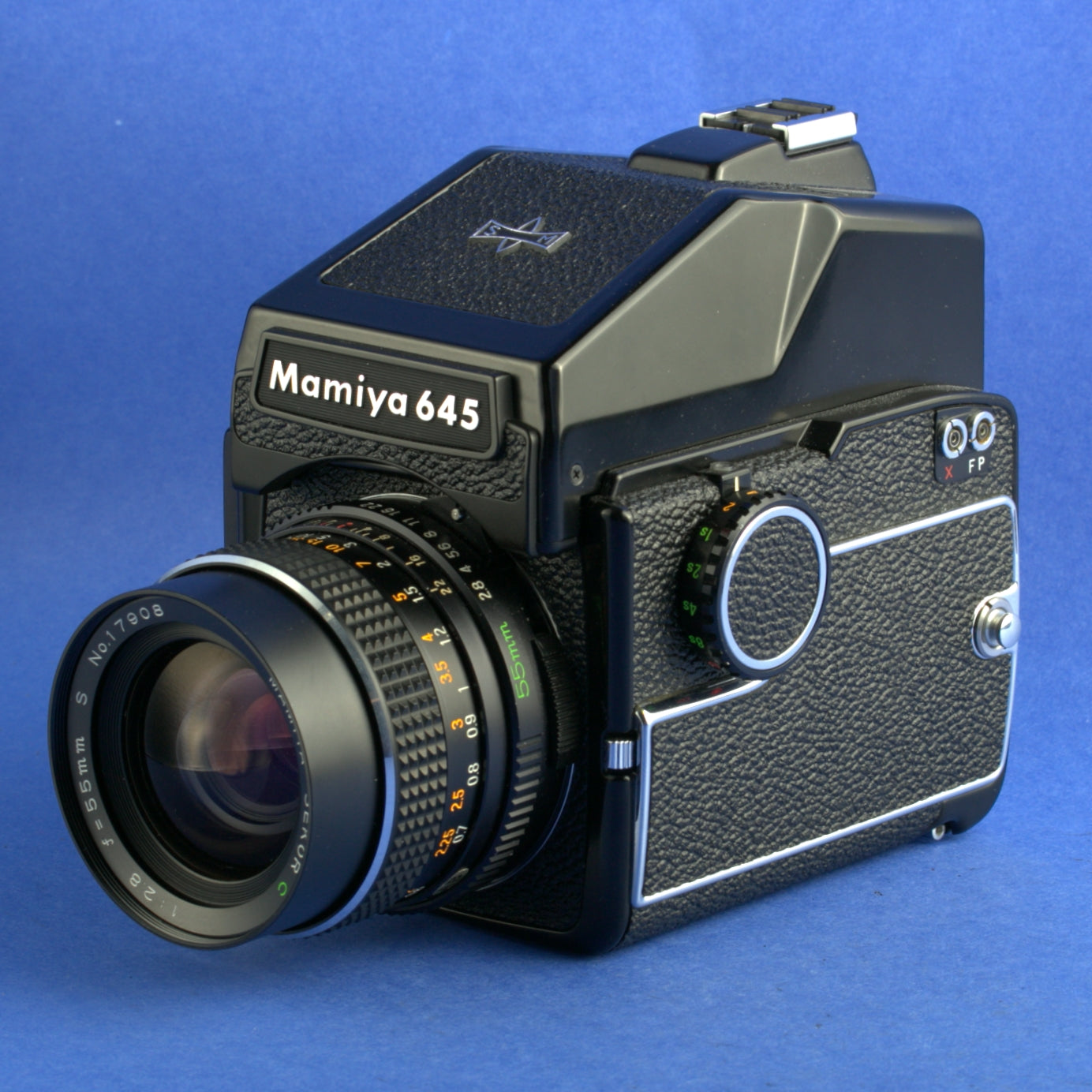 Mamiya M645 Medium Format Camera AE Prism 55mm 2.8 Lens Beautiful Condition