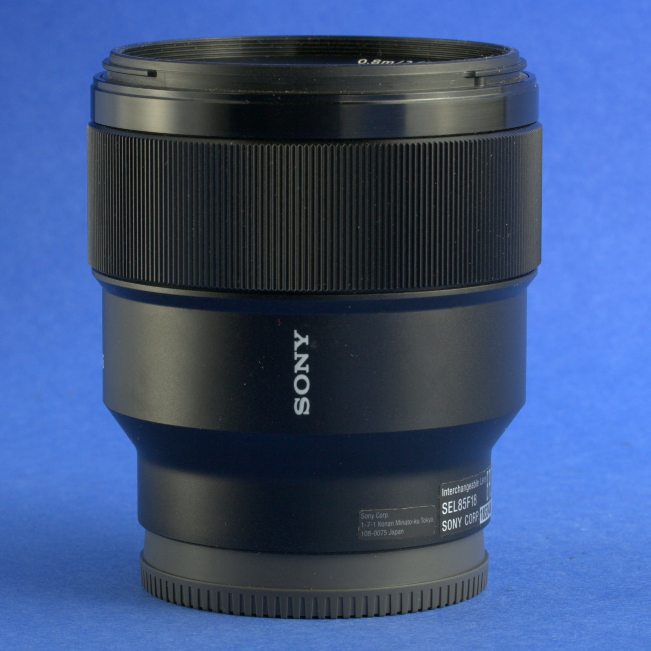 Sony FE 85mm 1.8 Lens E Mount Mint Condition