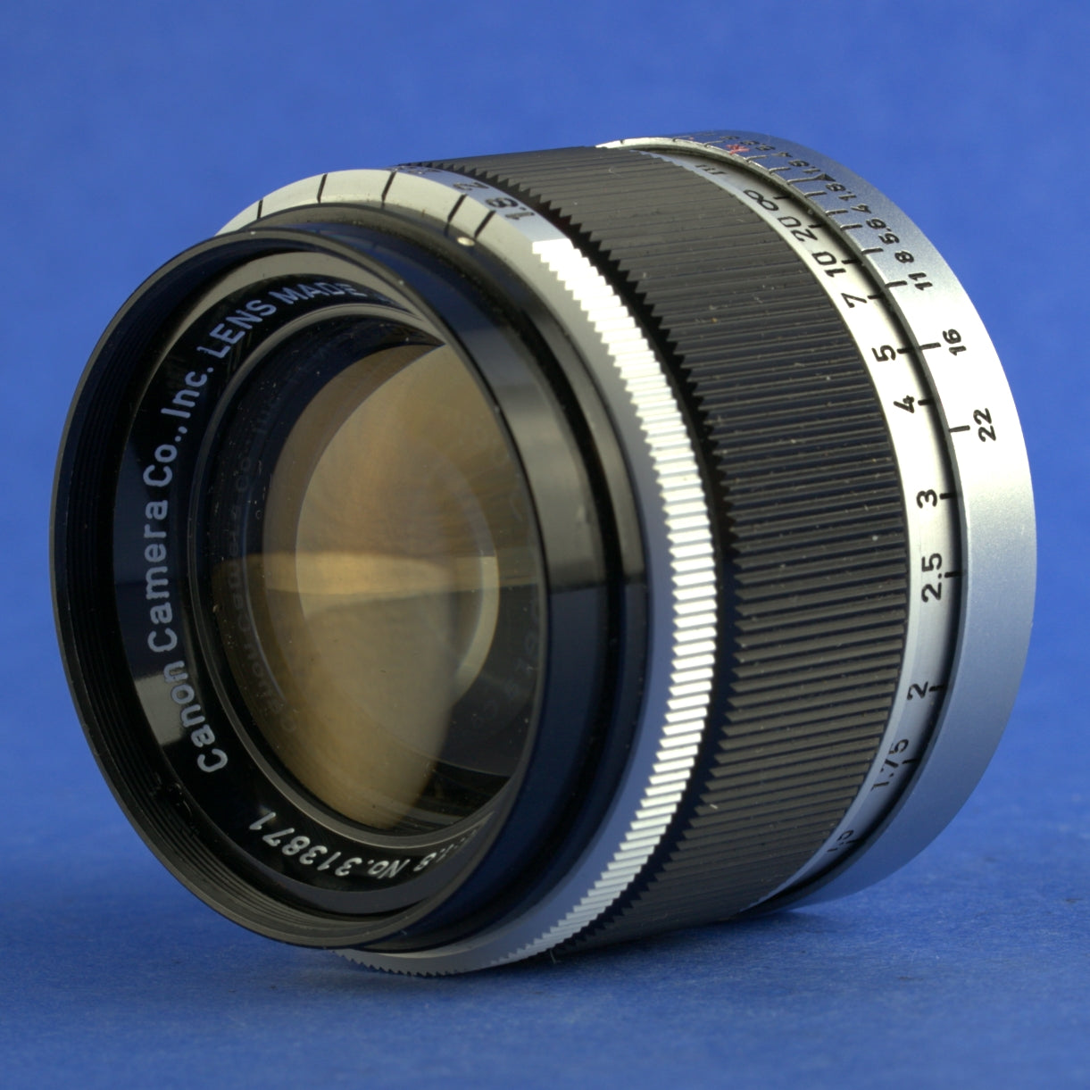 Canon 50mm 1.8 LTM Rangefinder Lens Beautiful Condition